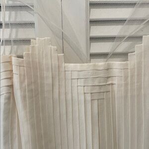 Akris Cream Pleated Blouse